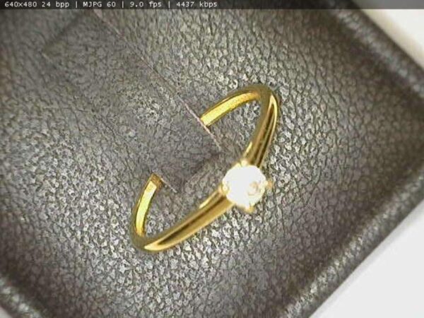 CUBIC ZIRCONIA SOLITARIE RING