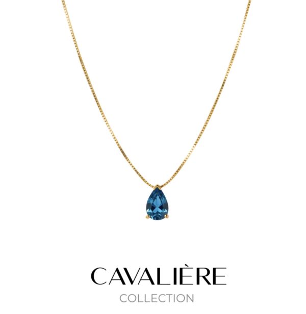 LONDON BLKUE TOPAZ PENDANT